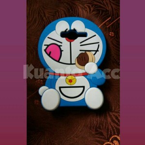 Case 4D Doraemon Dorayaki Samsung J1 Ace/New/Karakter/Soft/Silikon/