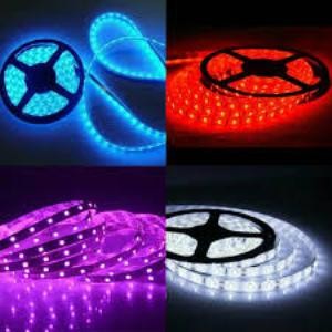 Flexible Lampu Led Strip 3528 Ungu Waterproof Harga Per 50cm Tokopedia