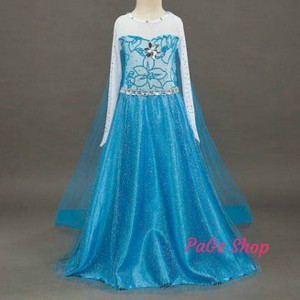 Gaun Elsa Frozen Dress Baju Pesta Impor Tokopedia