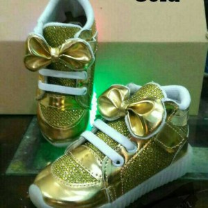 Sepatu Anak Perempuan Boots Glitter Bulu Tokopedia