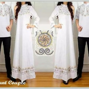 Couple Elegan Putih Cp Batik Katun Tokopedia