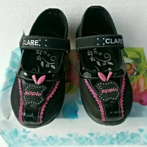 Sepatu Sekolah Anak Perempuan Clare Sepatu Anak Sekolah Pantofel Hitam Tokopedia