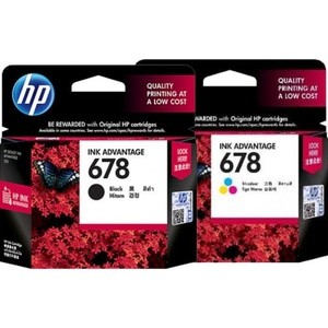 Tinta Hp 678 Hitam Original Tokopedia