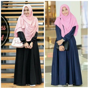 Dress Muslim Baju Muslim Busana Muslim Atasan Hijab Jilbab Tokopedia