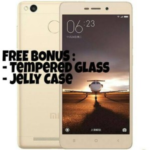 Redmi 3s Pro 3 32 Lte Gold Bonus Tempered Glass Dan Ultra Slim Case Redmi 3s Prime 3 32 Lte Gold Tokopedia