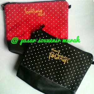 Jual Souvenir Pouch Dompet Kosmetik Murah Unik Souvenir Pernikahan Tokopedia