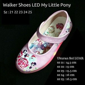 Sepatu Anak Perempuan Led Little Pony Kanvas Tokopedia