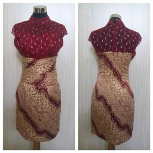 Baju Batik Dress Batik Mini Dress Wanita Tokopedia