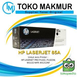 Hp Laserjet 85a Black Original Tokopedia