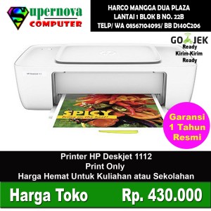 Hp Printer Deskjet 1112 Tokopedia