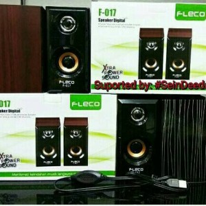 Speaker Fleco F 017 Speaker Aktif Mini Komputer Hp Tokopedia