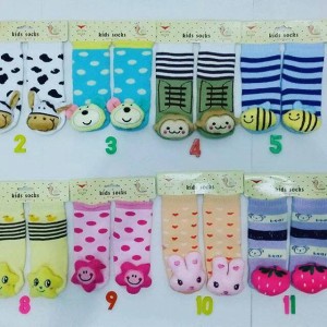 Kaos Kaki Bayi Boneka 3d Tokopedia