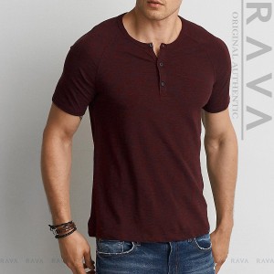 Baju Kaos Pria Raglan Henley Oblong By Rava Original Best Seller Tokopedia
