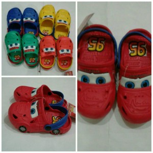Sepatu Sandal Anak Laki Laki Tayo Trains Car Villago Tokopedia