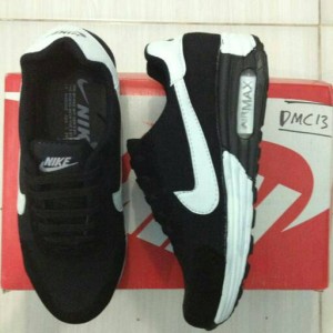 Sepatu Sport Nike Airmax 2016 Black Kets Casual Cowok Tokopedia