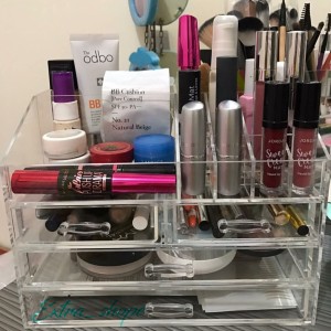 Promo Akrilik Kosmetik Organizer V Tokopedia