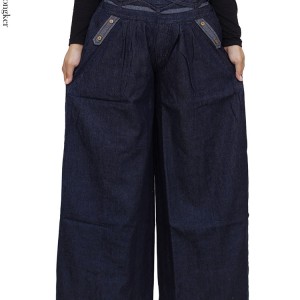 Celana Kulot Panjang Jeans Polos Tokopedia