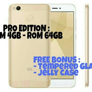 Xiaomi Redmi Pro Gold Edition Ram 3 64gb Garansi Distributor 1 Tahun Tokopedia