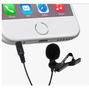Mic Microphone Clip On Hp Smartphone Pc Laptop 3 5mm Tokopedia