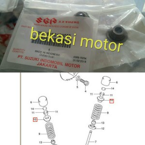 Retainer Klep Suzuki Satria Fu 150 Original Suzuki Genuine Part Harga Satuan Tokopedia