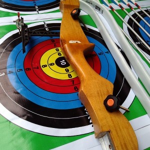 60 Wooden Recurve Bow Rucika Fiber Busur Panah Archery Tokopedia