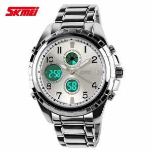 Jam Tangan Sport Casio Silver Variasi Chrono Tokopedia