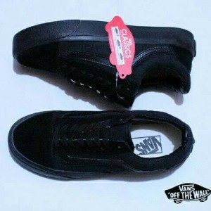 Sepatu Vans Hitam Polos Tokopedia