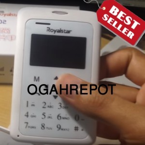 Handphone Royalstar Credit Size Mobile Phone Hp Kecil Mungil Super Tipis Ukuran Kartu Kredit Kado Souvenir Stok Terbatas Tokopedia
