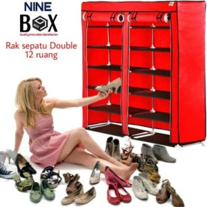Rak Sepatu Double Rak Sepatu Susun Tokopedia