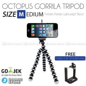 Tripod Hp Smartphone Holder U Pocket Camera Dslr Action Camera Canon Nikkon Sony Samsung Xiaomi Yi Action Tokopedia