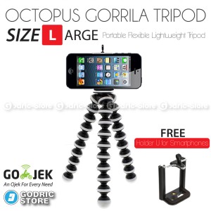 Tripod Hp Smartphone Holder U Pocket Camera Dslr Action Camera Canon Nikkon Sony Samsung Xiaomi Yi Action Tokopedia
