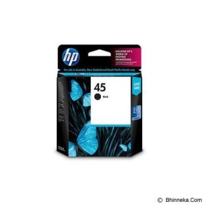 Tinta Hp 45 Black Original Tokopedia