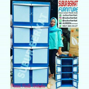 Lemari Plastik Lemari Pakaian Lemari Baju Tabitha Ssn 3 Tokopedia