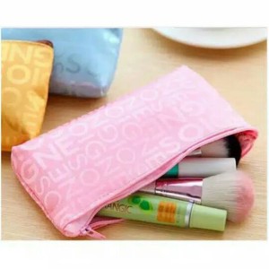Tas Kosmetik Korea Motif Abjad Korean Cosmetic Bag Terlaris Tokopedia