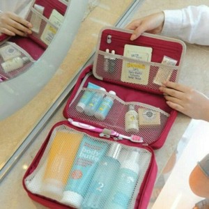 Tas Alat Mandi Kosmetik Partition Wash Bag M Tokopedia