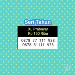 Jual Kartu Perdana Xl(Prabayar)SeriTahun-0878 77 & 81 111 ...