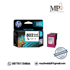 Hp 802 Tinta Tri Color Ink Cartridge Warna Ch562zz Tokopedia
