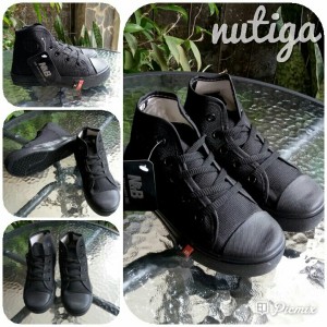 Sepatu Sekolah Nb Boots Hitam Sepatu Sekolah Sd Smp Tokopedia