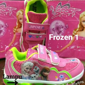 Sepatu Anak Perempuan Import Frozen Perekat Tokopedia