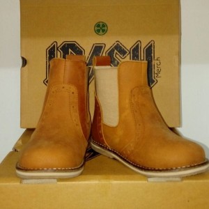 Sepatu Boots Kulit Anak Sepatu Anak Laki Laki Hitam Sepatu Anak Kecil Gf Tokopedia