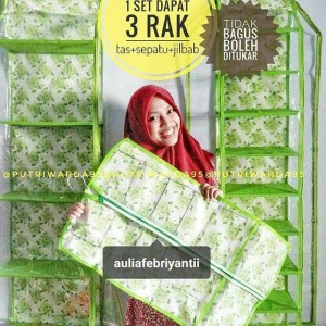 Rak Sepatu Tas Jilbab 3in1 Tokopedia