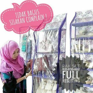 Rak Sepatu Tas Jilbab 3in1 Tokopedia