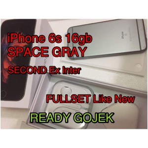 Iphone 6s 16gb Grey Second Ex Internasional Tokopedia