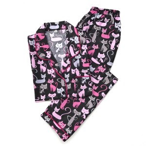 Hitam Baju Tidur Cewek Piyama Celana Pendek Silk Satin Premium Wanita Daster Tokopedia