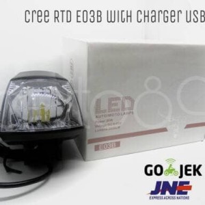 Lampu Tembak Led Rtd Plus Charger Hp Tokopedia