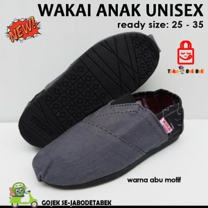 Sepatu Wakai Hitam Abu Tokopedia