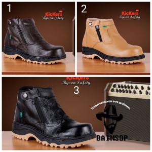 Sepatu Safety Boot Bahan Kulit Sapi Type Jeruk Av 1 Tokopedia