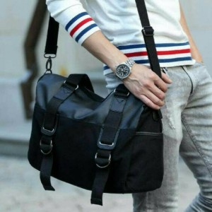 Tas Laptop Selempang Kanvas Import Tokopedia