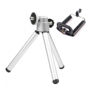 Universal Mini Tripod With Holder Smartphone Traveling Tripod Tokopedia