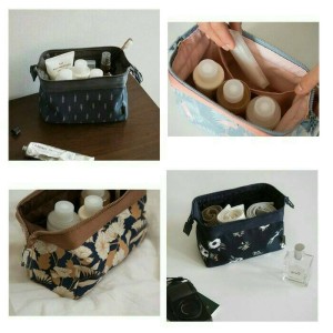 Diskon Korean Cube Pouch Cosmetic Bag Tas Kosmetik Tokopedia